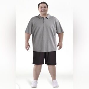 🔴 3/$12 Athletic Works Men's Black‎ Shorts! NWT! Size 2X!